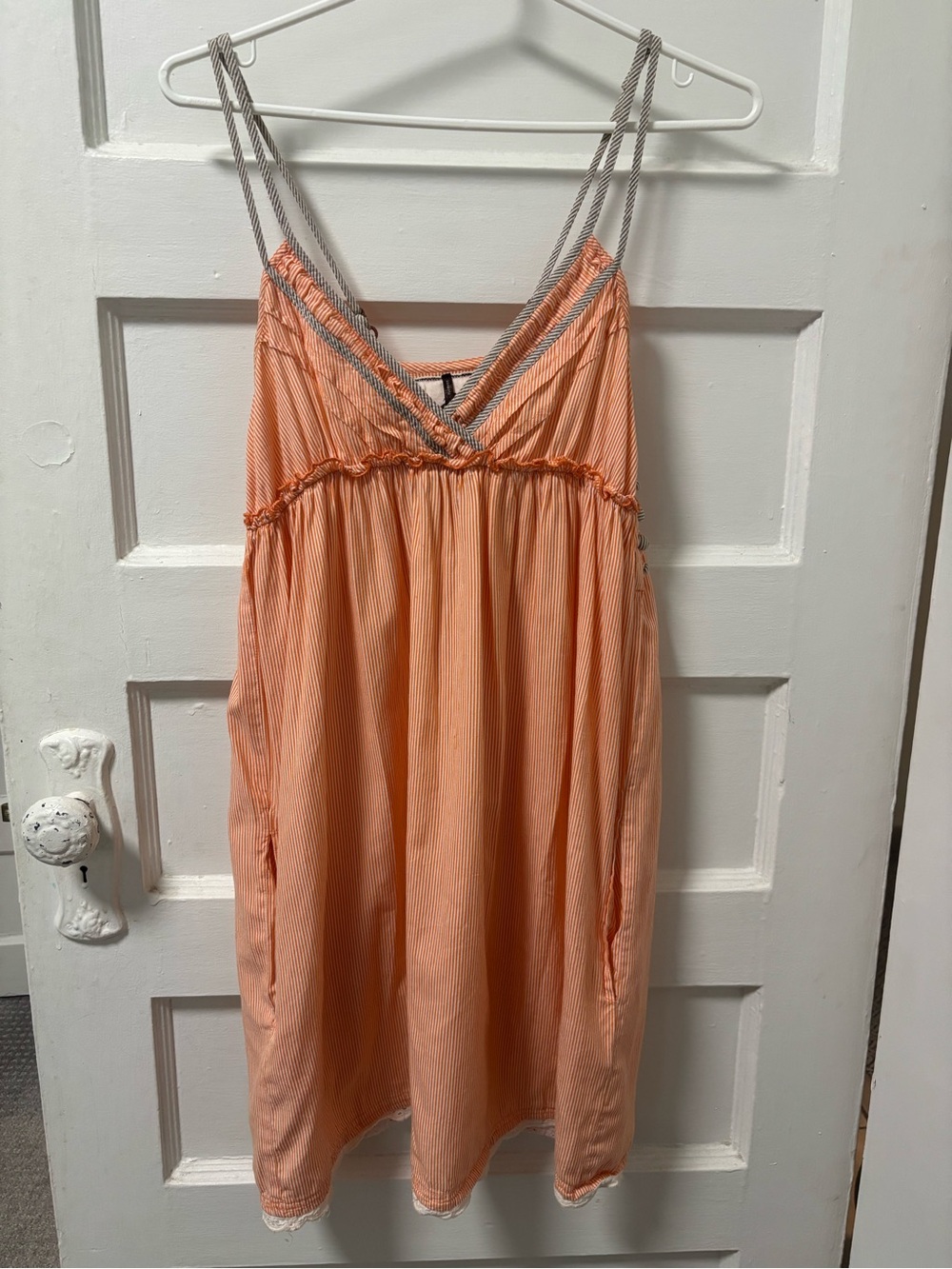 Element Orange Striped Sundress